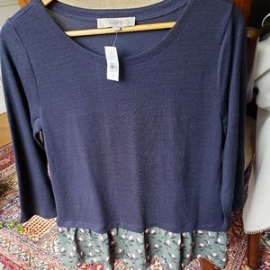 LOFT navy sweater. Size Medium. NWT.